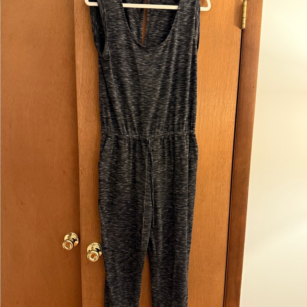 GAP Charcoal Sleeveless Jumpsuit